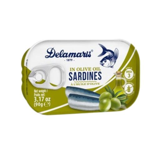 DELAMARIS SARDINES OLIVE OIL 90G