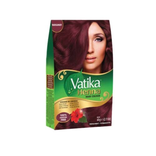 DARBUR VATIKA HENNA HAIR COLOR BURGUNDY 60G
