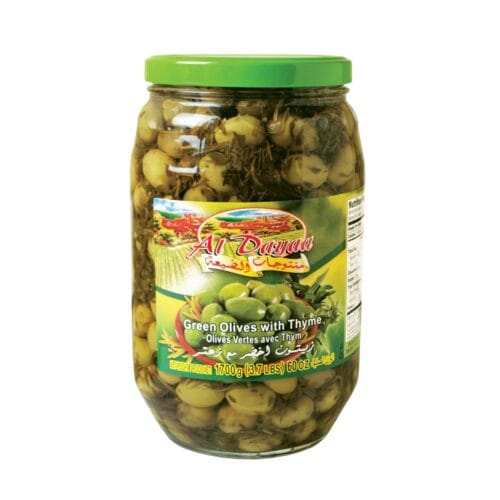 AL DAYAA GREEN OLIVES W THYME