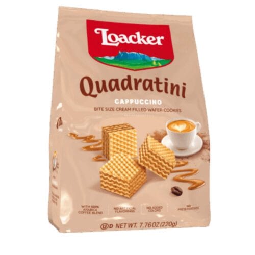 LOACKER QUADRATINI CAPPUCCINO