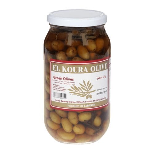 EL KOURA GREEN OLIVES 1020G