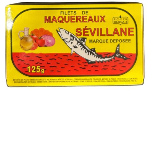 SEVILLANE MACKEREL FILLET TOMATO & VEGETABLE125g