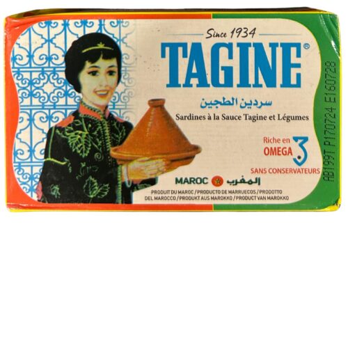 TAGINE SARDINES WITH VEGETABLES 125g
