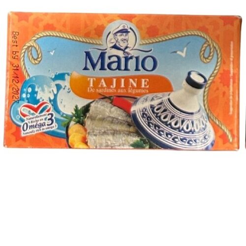 MARIO TAJINE SARDINES WITH VEGETABLE 125g