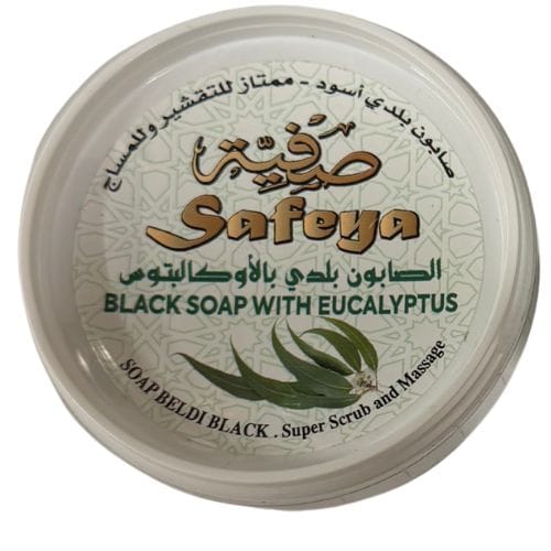 BLACK SOAP WITH OLIVE OIL & EUCALYPTUS