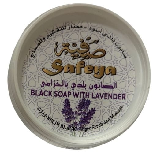BLACK SOAP MOROCCAN LEVENDER 250g
