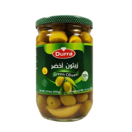 DURRA GREEN OLIVES 650g