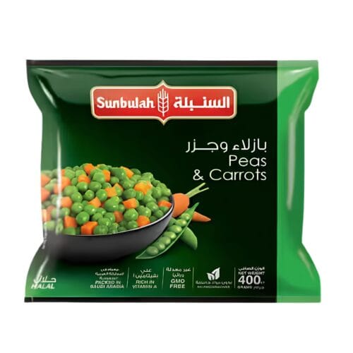 SUNBULAH VEG PEAS CARROTS 400g