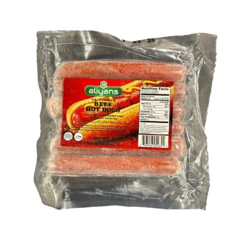 ALIYANS BEEF HOT DOG 12oz