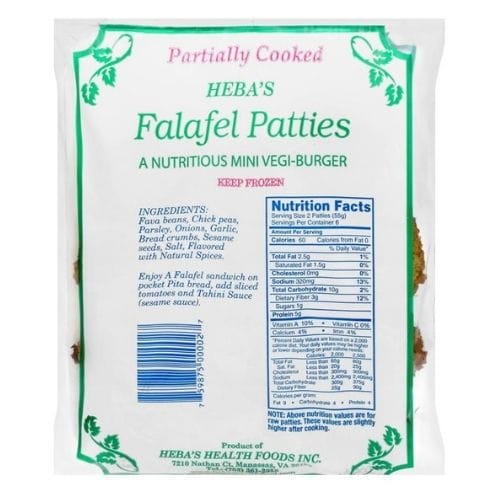 HEBAS FALAFEL HALF COOKED