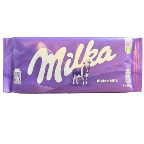 MILKA ALPINE MILK CHOCOLATE 90G