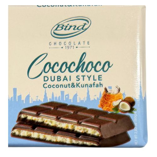 BIND DUBAI COCONUT CHOCOLATE 80 G