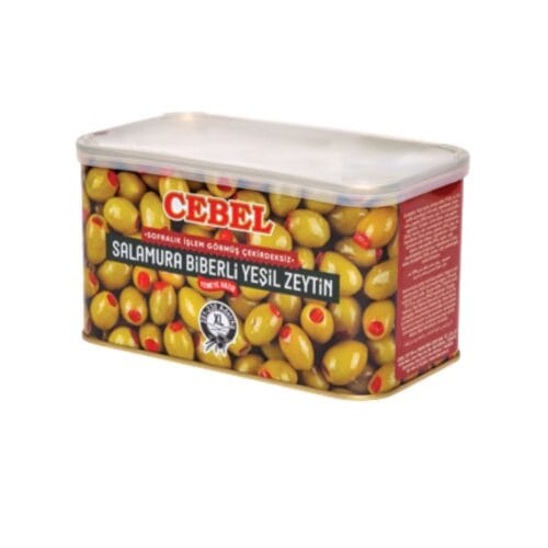 CEBEL GREEN OLIVES W PEPPER