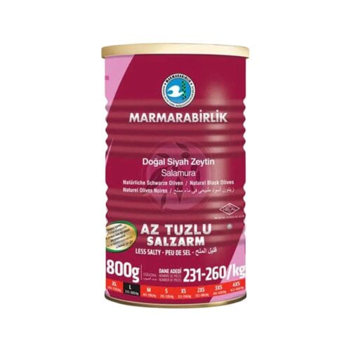 MB GEMLIK BLACK OLIVES LOW SALT 800g