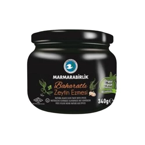 Mb Baharati Black Olives Paste Jar 340g