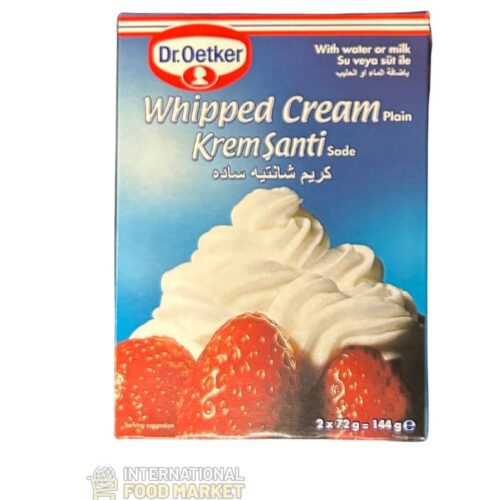 DR OETKER WHIPPED CREAM STAWBERRY 144G