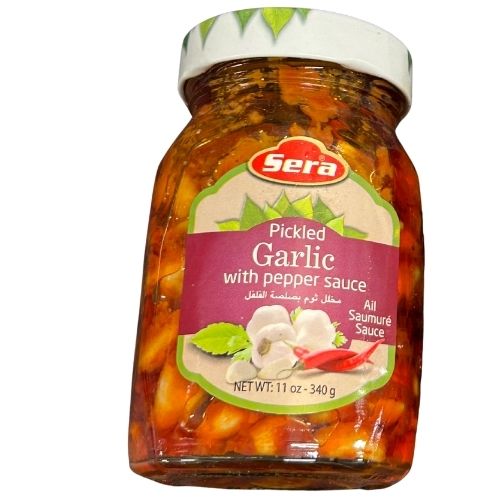 SERA PICKLED GARLIC W/PEPPER SAUCE 350ML