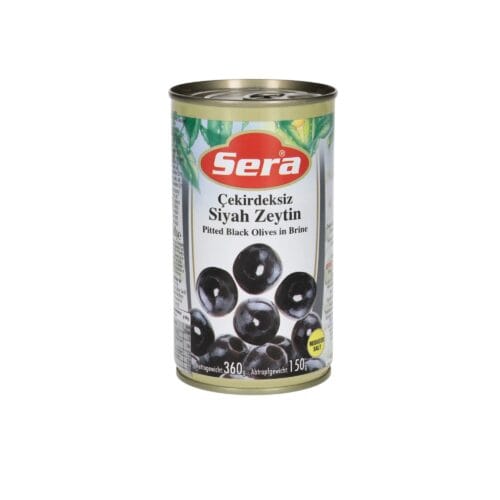 SERA BLACK PITTED OLIVES