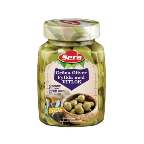 SEARA GREEN OLIVES W GARLIC