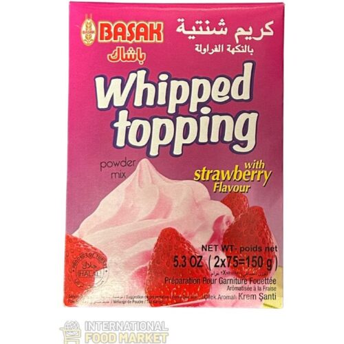 BASAK WHIPPED CREAM STRAWBERRY 150GRM
