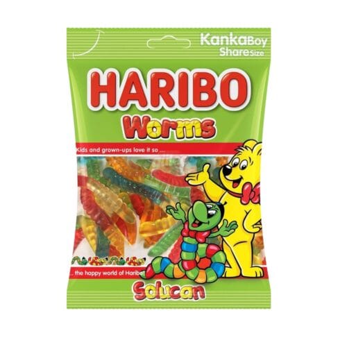 HARIBO WORMS (SOLUCAN) 80GR