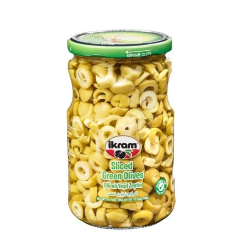 IKRAM GREEN OLIVES SLICED 700GR