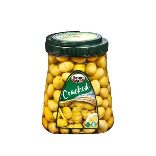 IKRAM GREEN OLIVES CRACKED