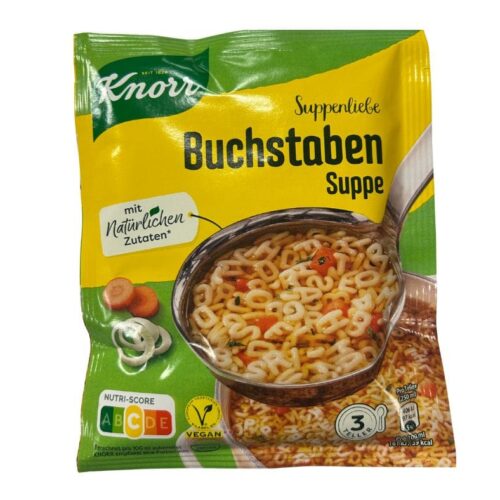 KNORR BUCHSTABEN ALPHABET LETTER SOUP