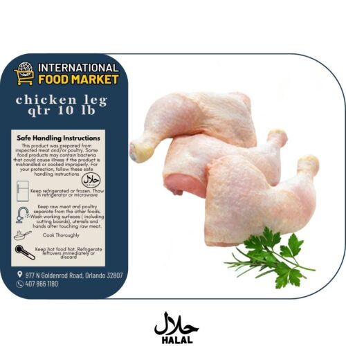 CHICKEN LEG QTR 10LB BAG