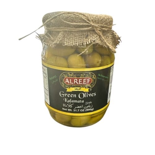 ALREEF GREEN OLIVES KALAMATA 900G