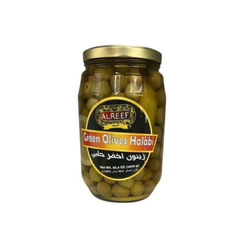 ALREEF HALABI GREEN OLIVES 1600G