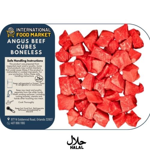 ANGUS BEEF CUBES MINI BONELESS