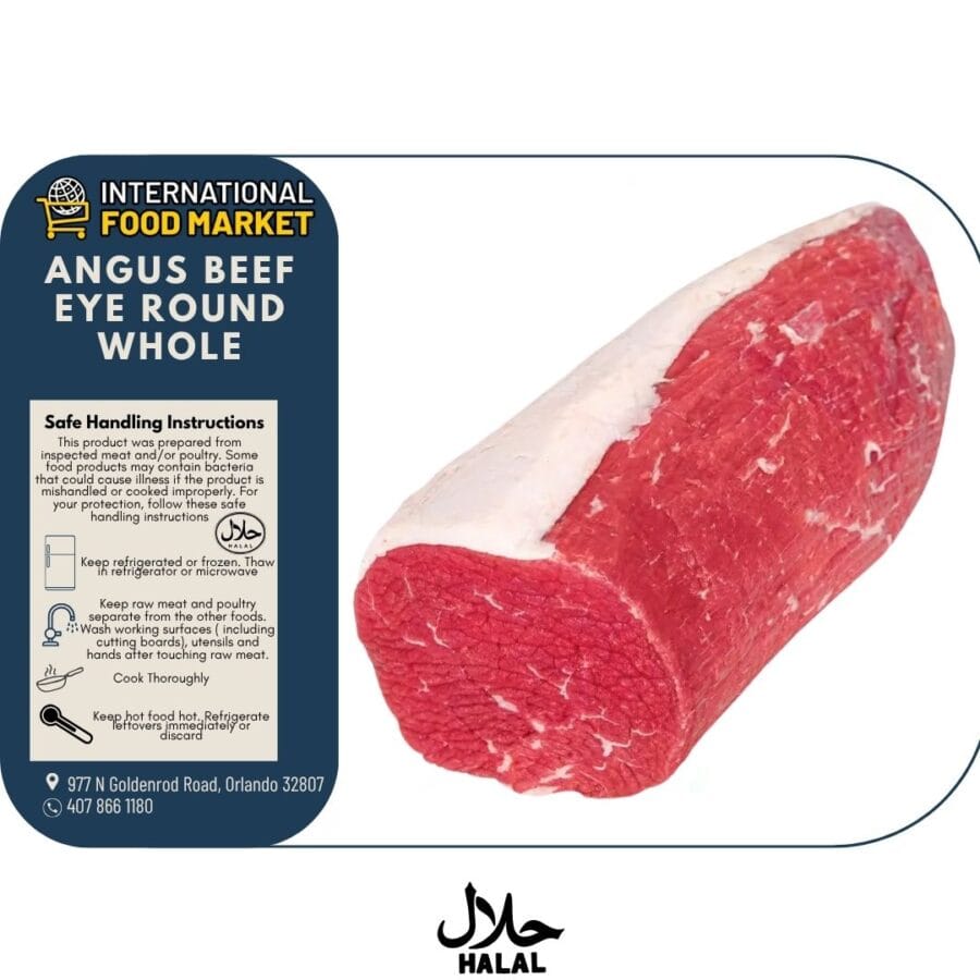 Augues Beef ANGUS BEEF EYE ROUND WHOLE – International Food Market