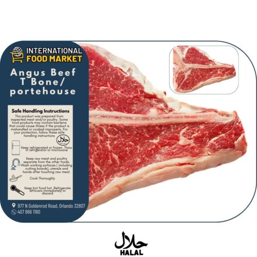 ANGUS BEEF T-BONE/PORTERHOUSE
