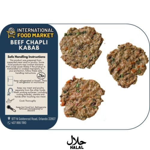 BEEF CHAPLI KABAB