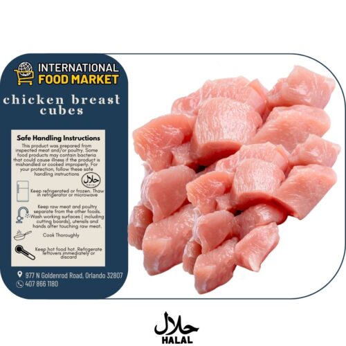 CHICKEN BREAST (CUBES)