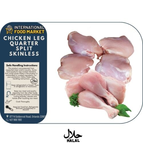 CHICKEN LEG QUARTER SPLIT SKINLESS