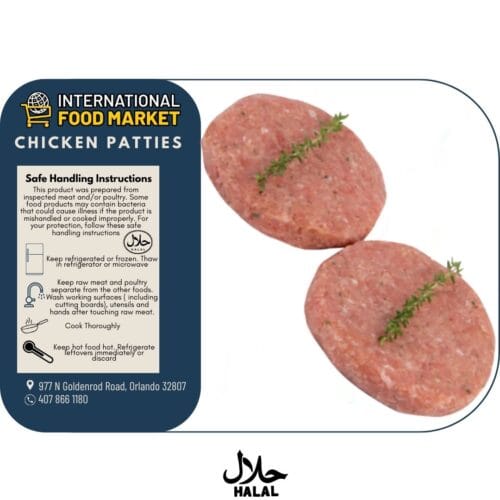 CHICKEN BURGER PATTIES