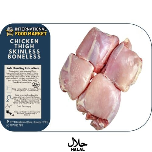 CHICKEN THIGH SKINLESS BONELESS