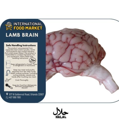 LAMB BRAIN 0.75- 1 lb. Per Tray