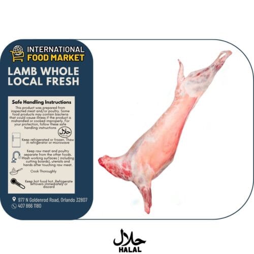 LAMB WHOLE LOCAL FRESH