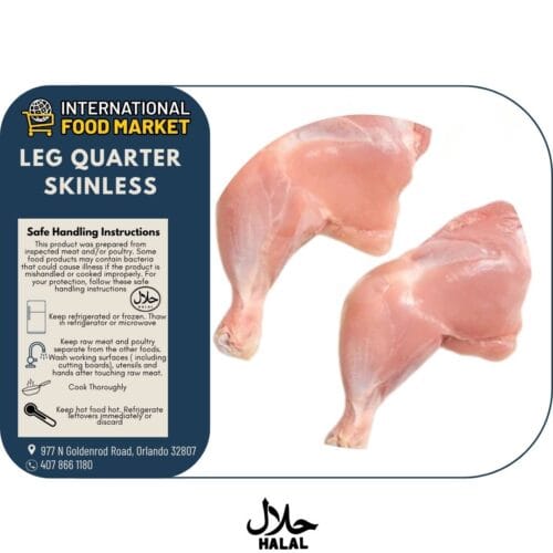 CHICKEN LEG QUARTER SKINLESS