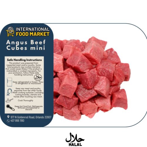 ANGUS BEEF CUBES MINI BONELESS