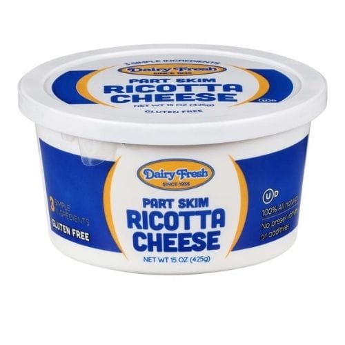 DAIRY FRESH RICOTTA CHEESE PART SKIM 15Oz