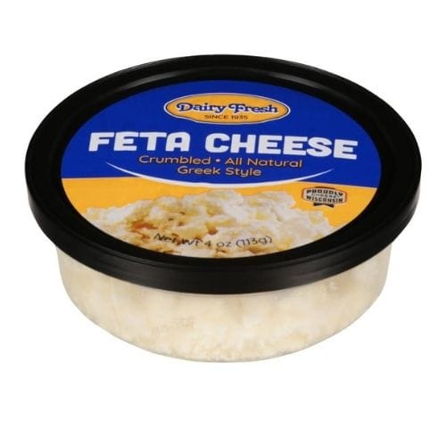 DAIRY FRESH FETA CHEESE CRUMBLED 4Oz
