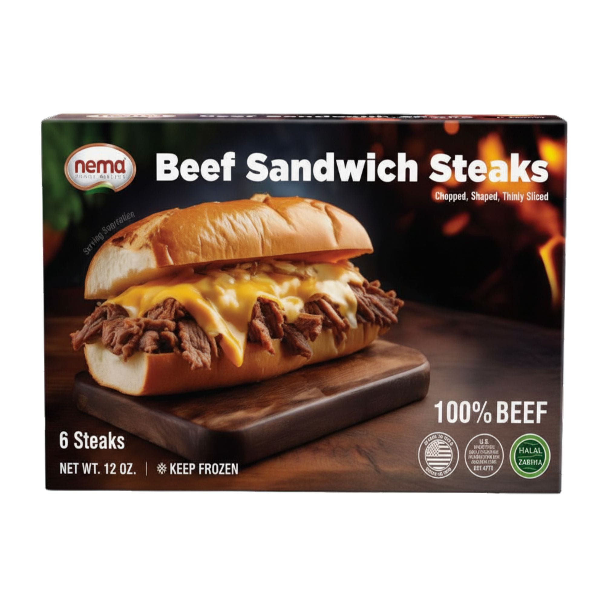NEMA BEEF SANDWICH STEAKS 12oz