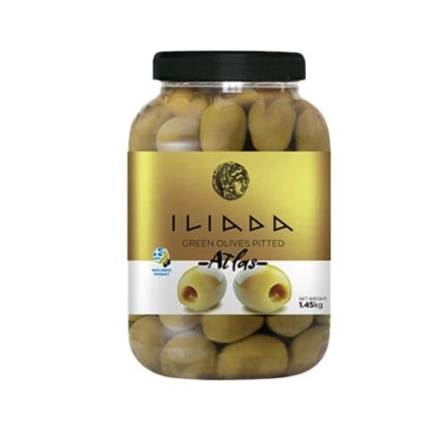 ILIADA GREEN PITTED GIGANTE OLIVES 1600G