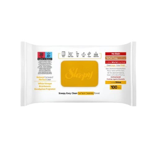 SLEEPY WET WIPES (YELLOW) 100PCS