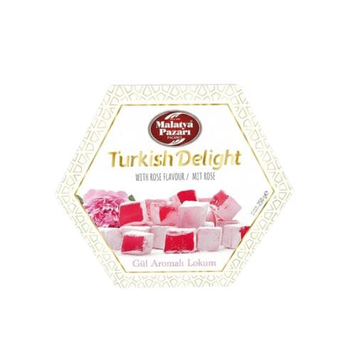 MALATYA PAZARI TURKISH DELIGHT W ROSE FLAVOR 250G
