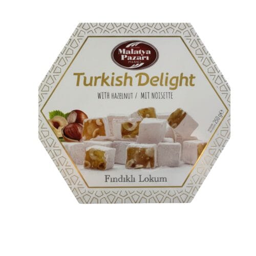 MALATYA PAZARI TURKISH DELIGHT W HAZELNUT 250G